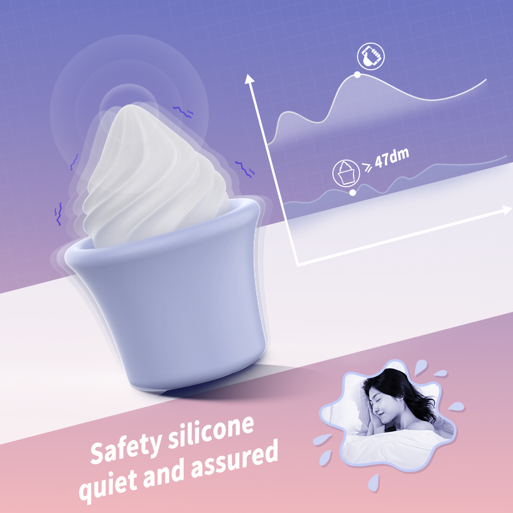 VELUXXA - Mini Ice Cream-Shaped Design vibrator
