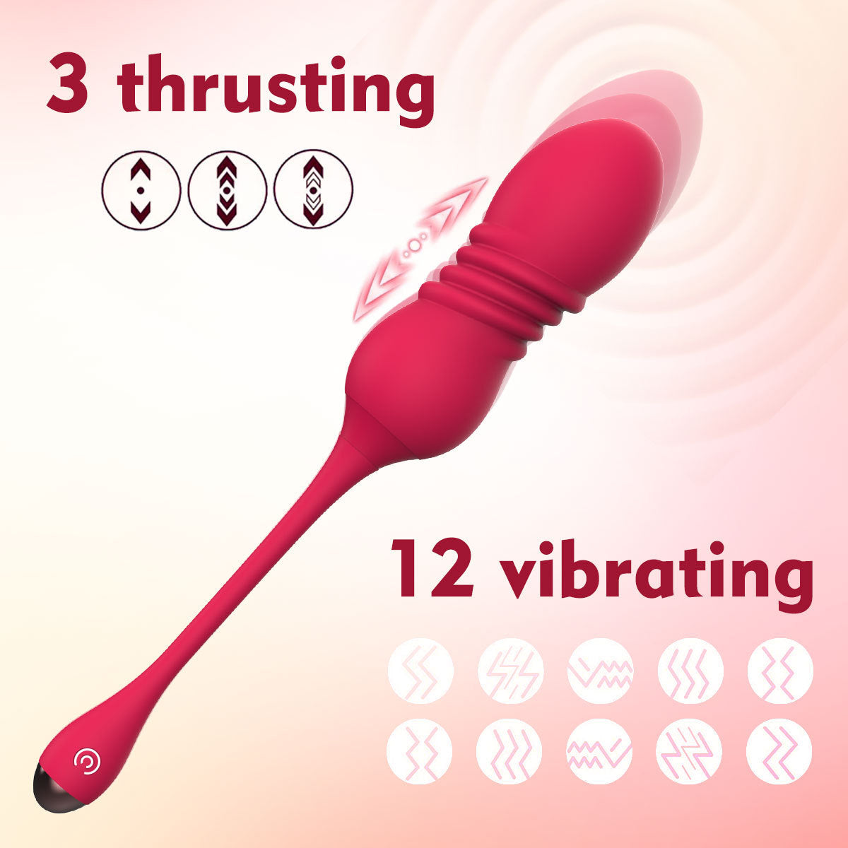 VELUXXA - Pneumatic Pulse Push-In Vibrator