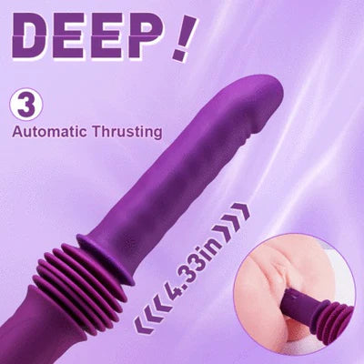 VELUXXA - Powerful 14.5 Inch Thrusting Dildo Machine 11.81 Inch