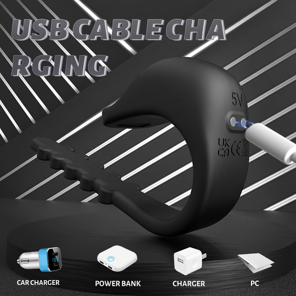 Veluxxa Electric Stimulation Control Ring - Adjustable Adult Toy