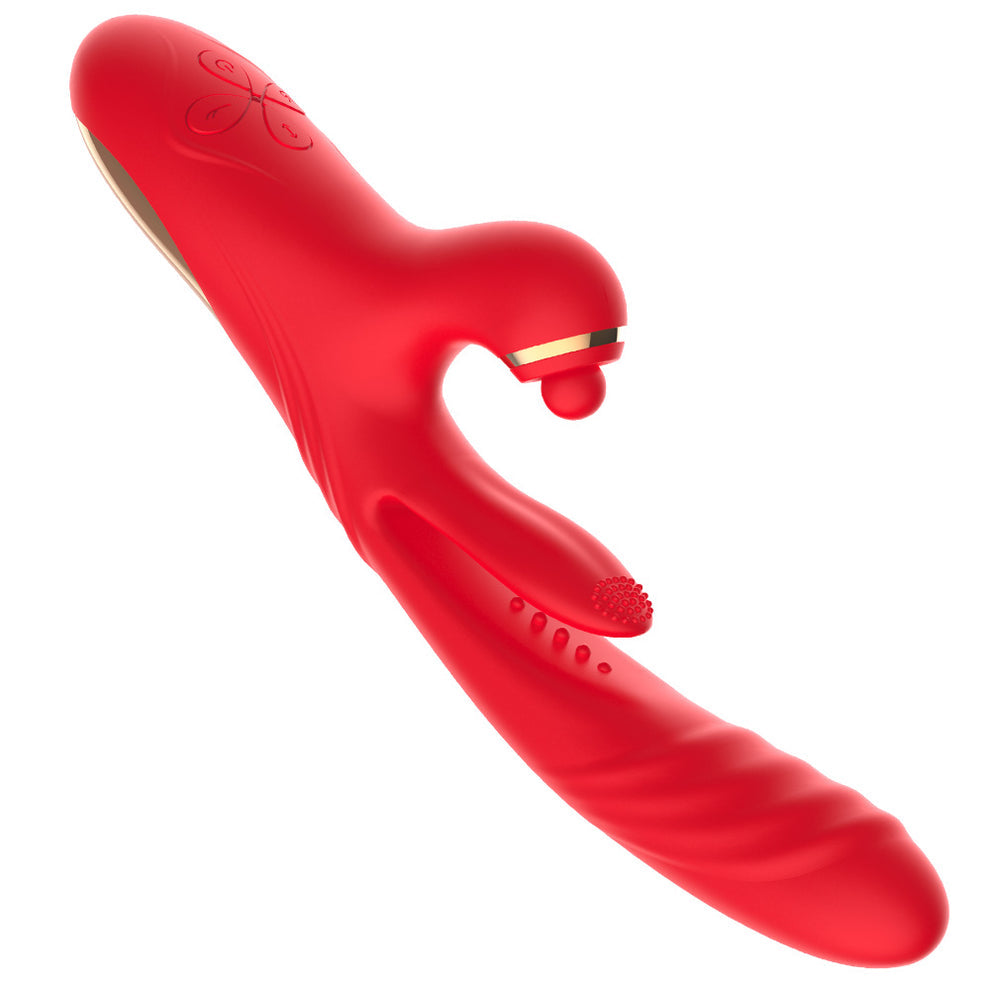 VELUXXA – 4-in-1-Stoßvibrator mit Lecken, Vibration und Klitoris-Tapping (DE)