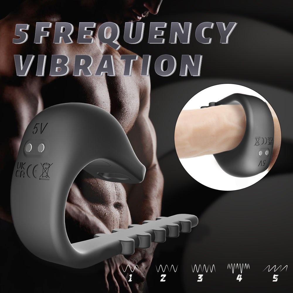 Veluxxa Electric Stimulation Control Ring - Adjustable Adult Toy
