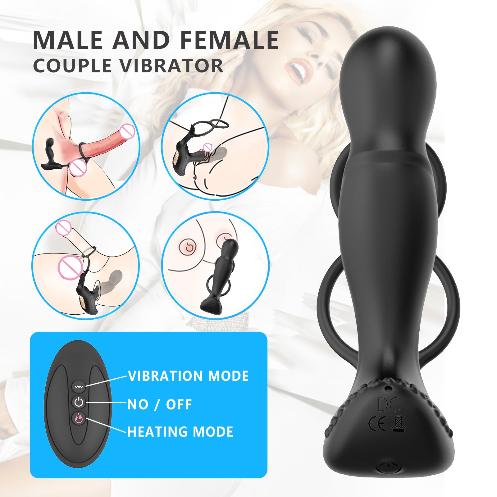 VELUXXA - Heated Lock Ring - Temperature Control for Men and Women