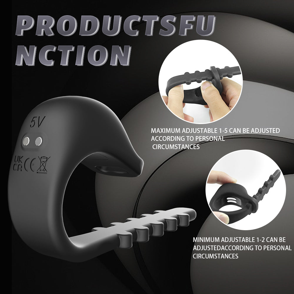 Veluxxa Electric Stimulation Control Ring - Adjustable Adult Toy