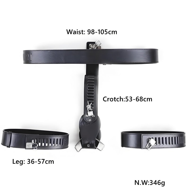 Veluxxa Leather Bondage Set - Premium Adult Couples Accessories