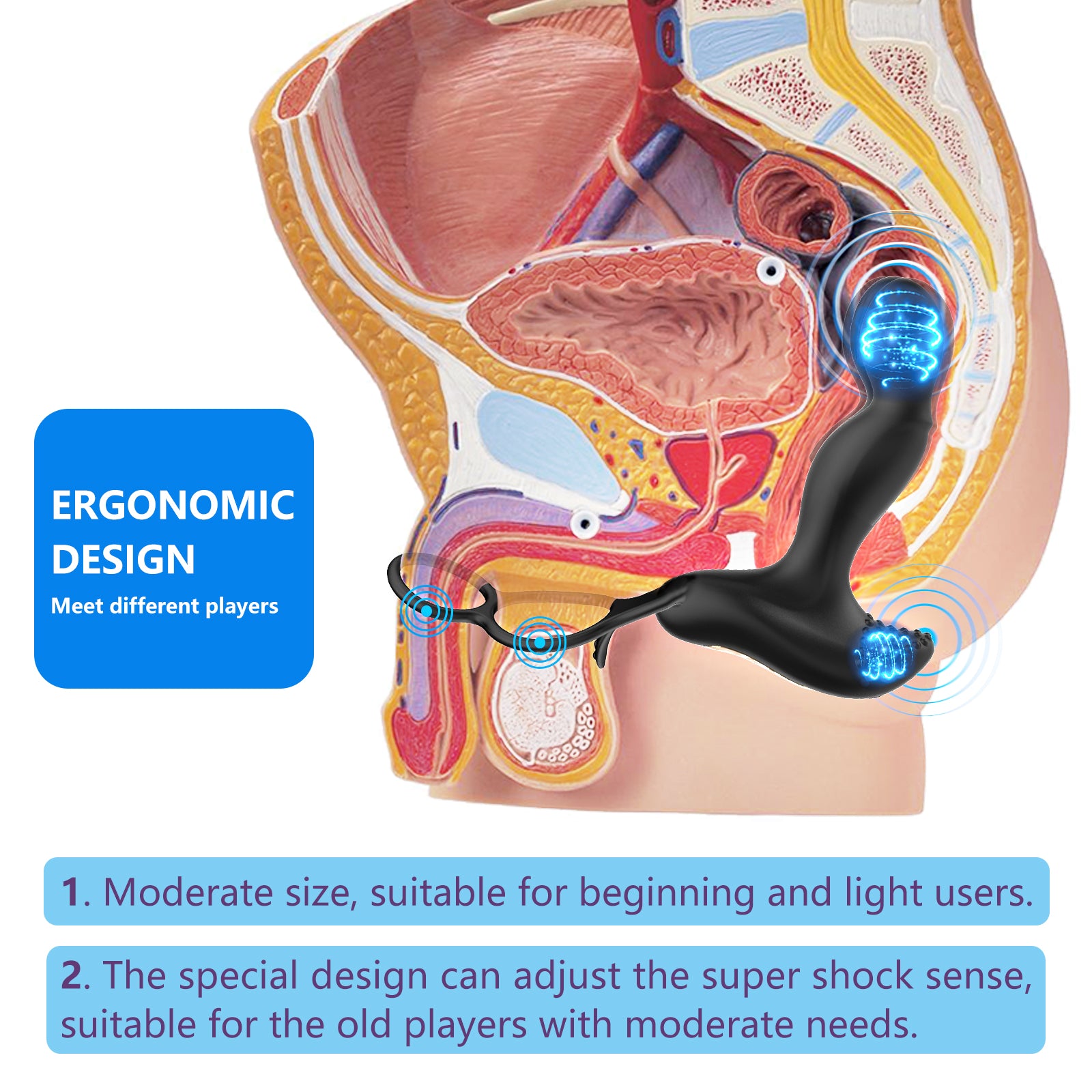 VELUXXA - Heated Lock Ring - Temperature Control for Men and Women