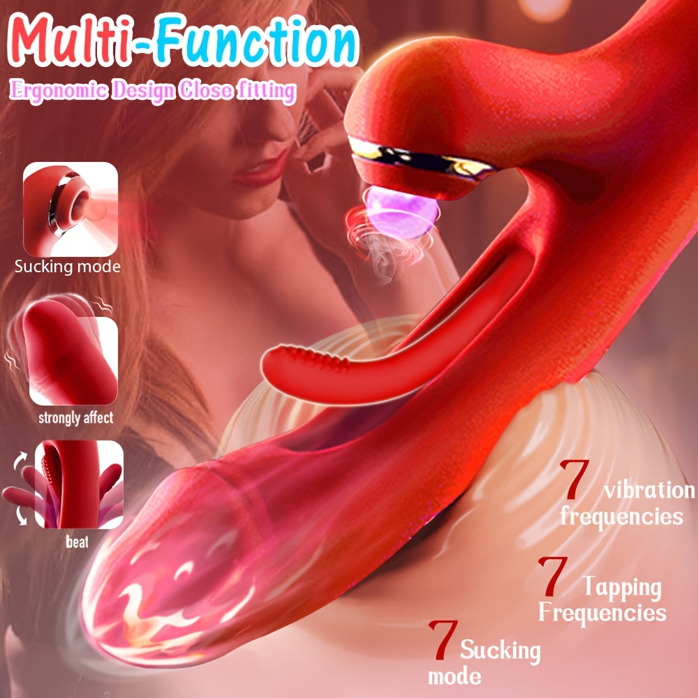 VELUXXA - 7 vibration modes - 3 ways to play - IPX7 waterproof