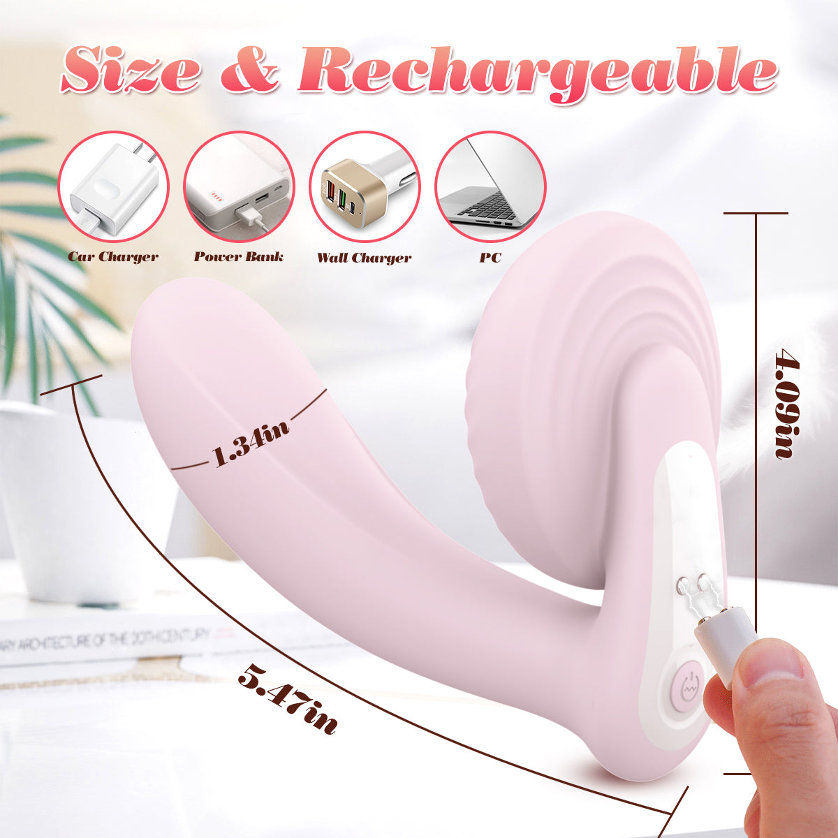 VELUXXA - Dual Function Vibrator with Tongue