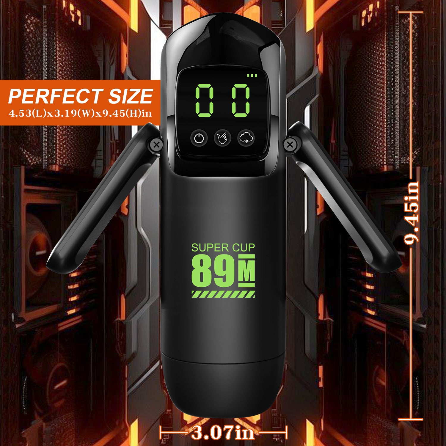 VELUXXA Super Cup 89M Male Enhancement Device - Flexible Handle Technology