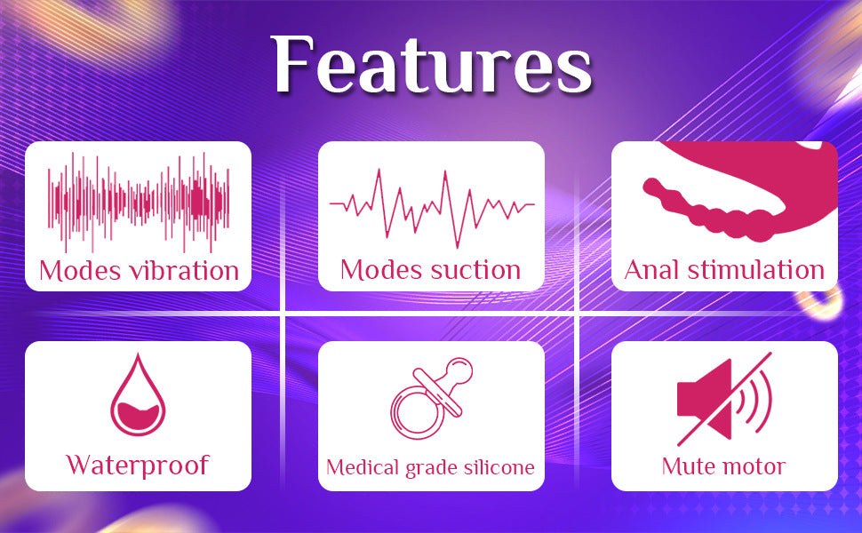 VELUXXA - Wearable Remote Three-Point Vibrator