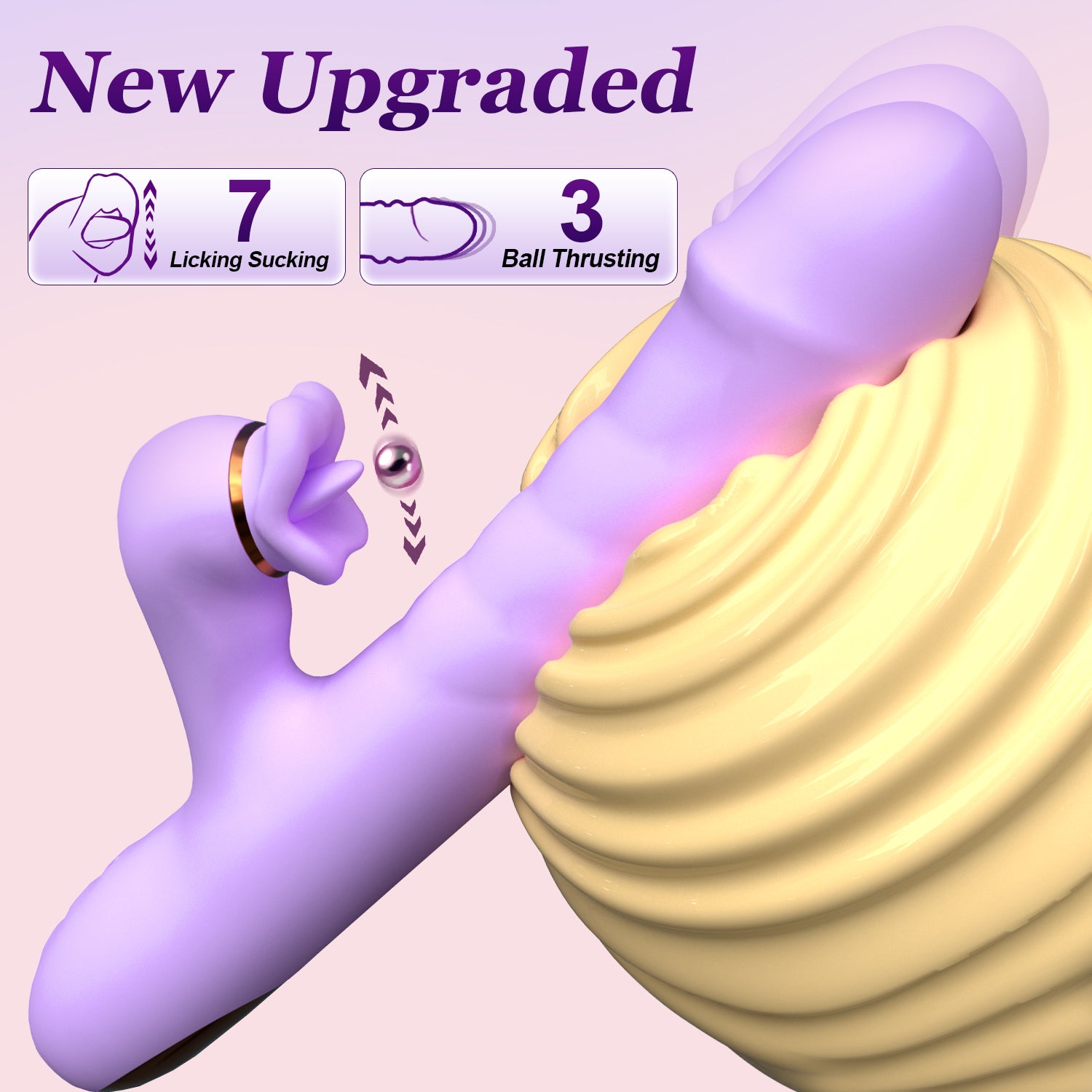 VELUXXA Secret Pleasure Ball Thrusting Device Vibrator