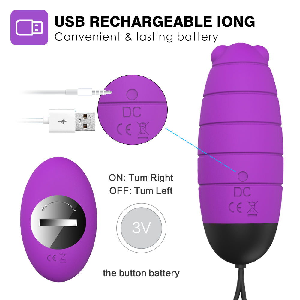 VELUXXA Hardworking Bee 9 Function Bee Shape Vibrator