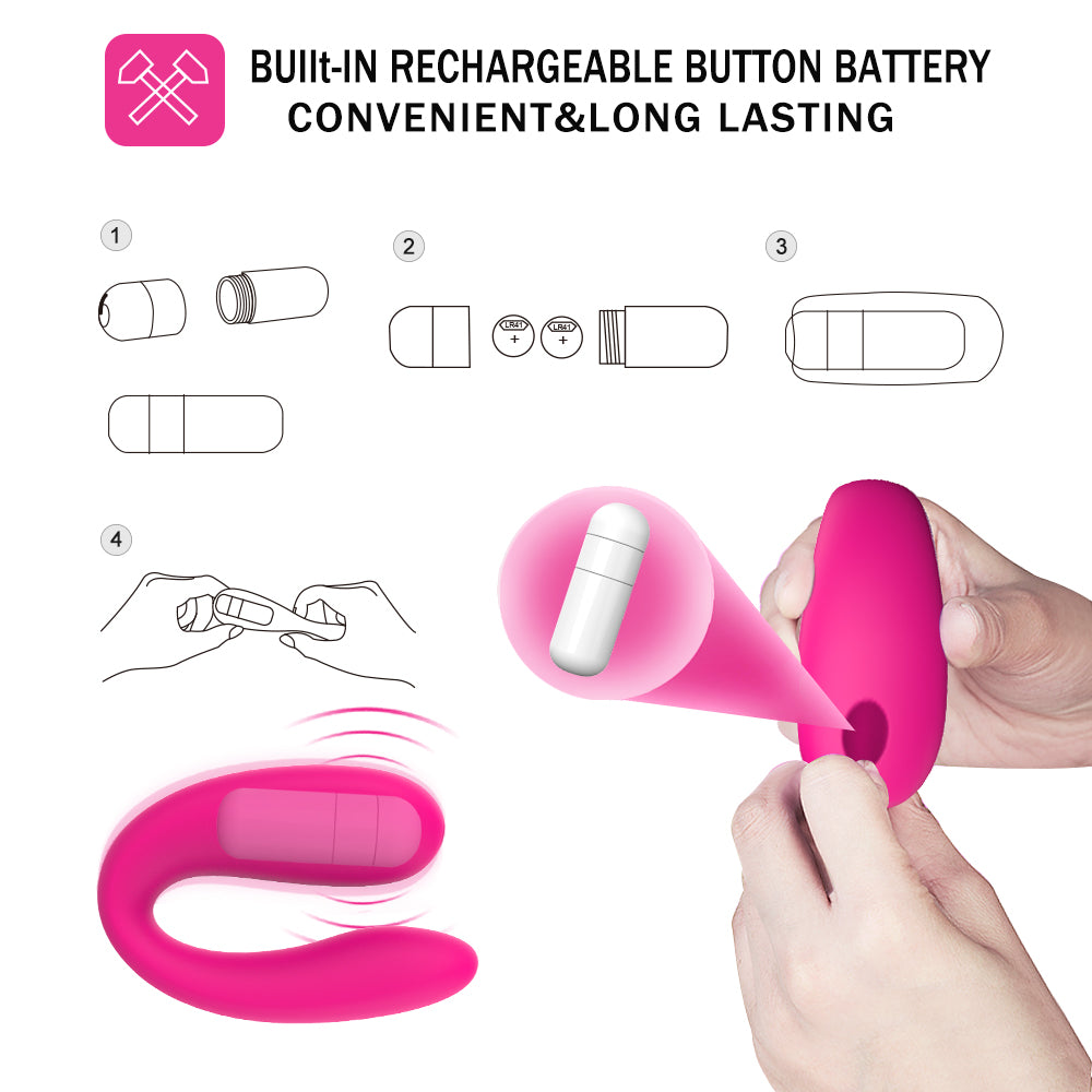 Wearable Couples Vibrator for Women with Clitoral Stimulation