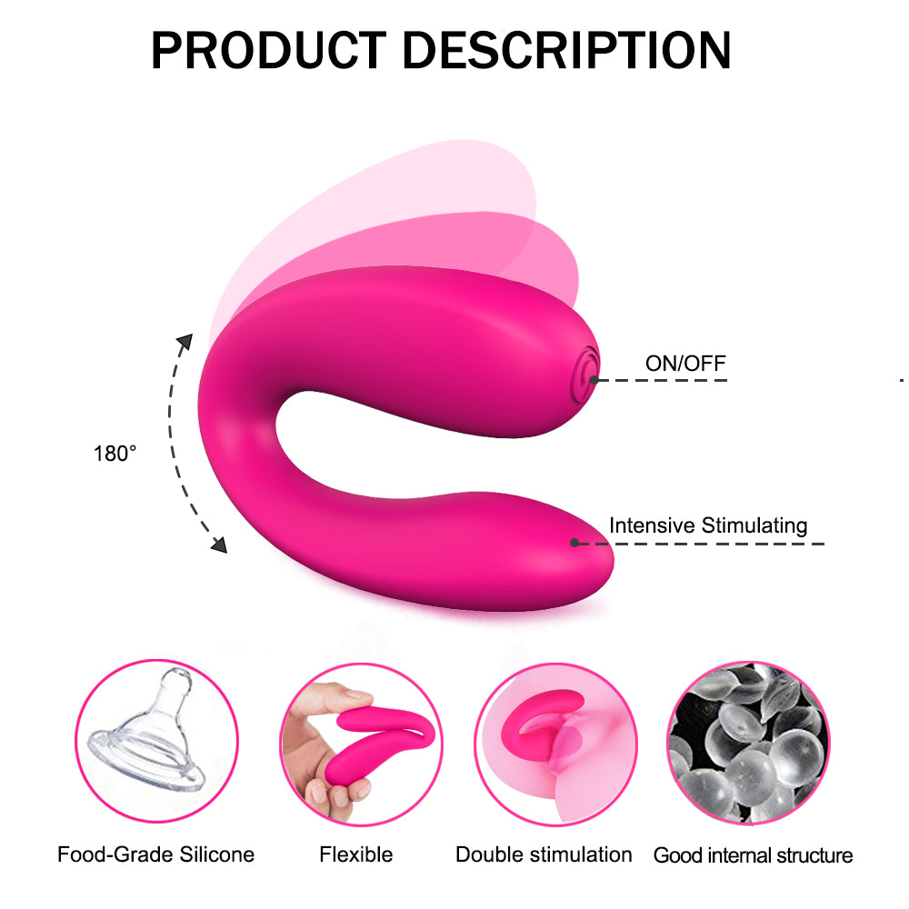 Wearable Couples Vibrator for Women with Clitoral Stimulation