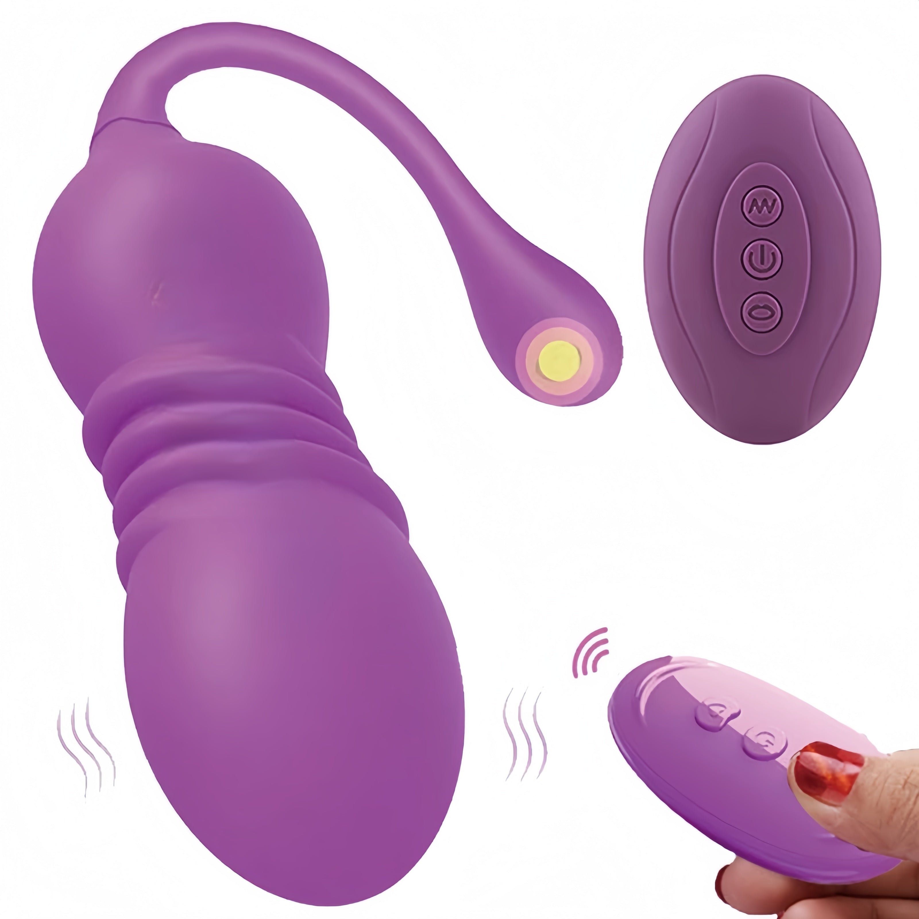 VELUXXA - Pneumatic Pulse Push-In Vibrator